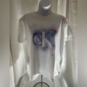 Calvin Klein Jeans white short sleeve